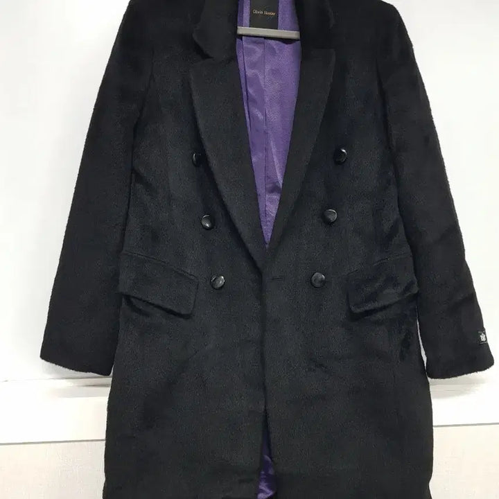 [BUNJANG] Oliver Hasler Black Double Coat / 올리버하슬러 블랙 더블 코트