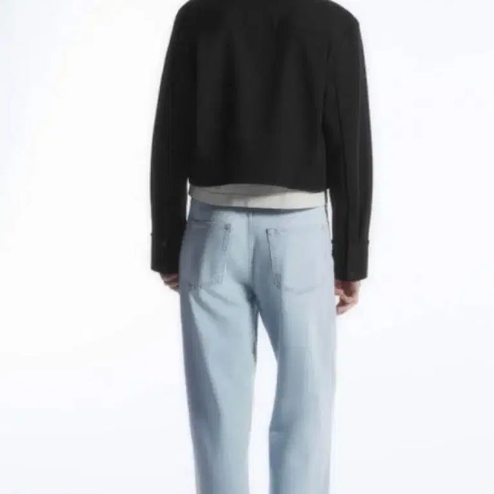 [BUNJANG] COS Cropped Twill Jacket - Black (Size S) / 정품 코스 COS 크롭 트윌 자켓 블랙 S사이즈 [미시착 새상품]
