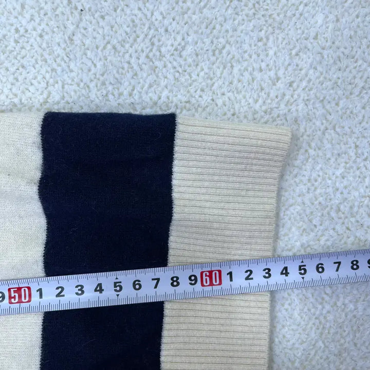 [BUNJANG] Castelbajac Half-Zip Windproof Knit Sweater / 100 까스텔바작 반집업 방풍 니트 0303M