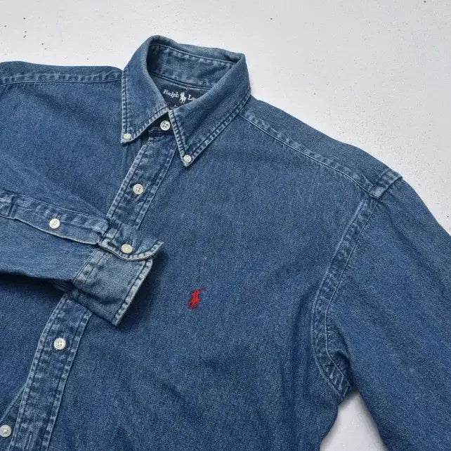 [SOLD OUT] 00S 폴로 랄프로렌 데님 셔츠 청남방 S M0057