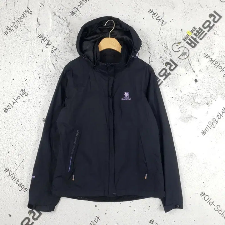 [BUNJANG] Black Yak Aqua Block Feather Jacket - Black (Size 95) / 블랙야크 아쿠아블록 바람막이 패더 자켓 블랙 3800053
