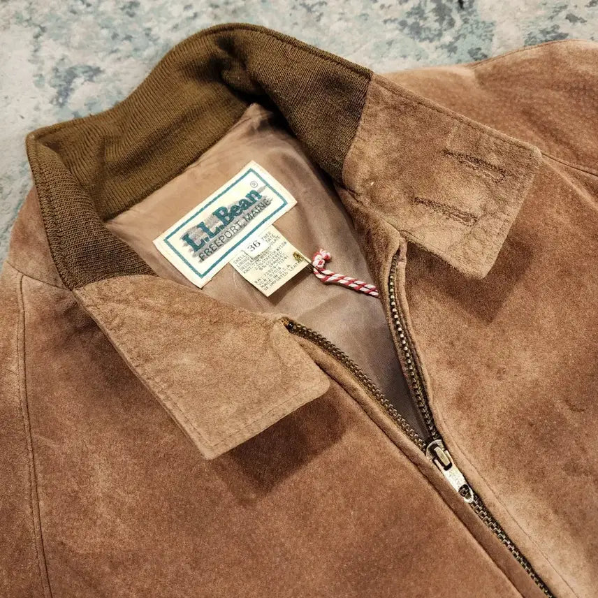 [BUNJANG] L.L.Bean Suede G9 Harrington Jacket / 90s USA제작 엘엘빈 스웨이드 G9 헤링턴자켓