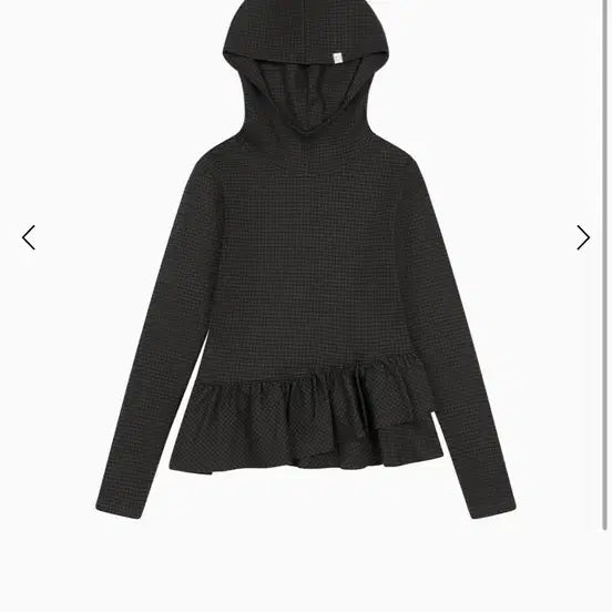 [BUNJANG] Ohesio Frill Hooded T-Shirt / 오헤시오 (Ohesio) 프릴 후드 티셔츠