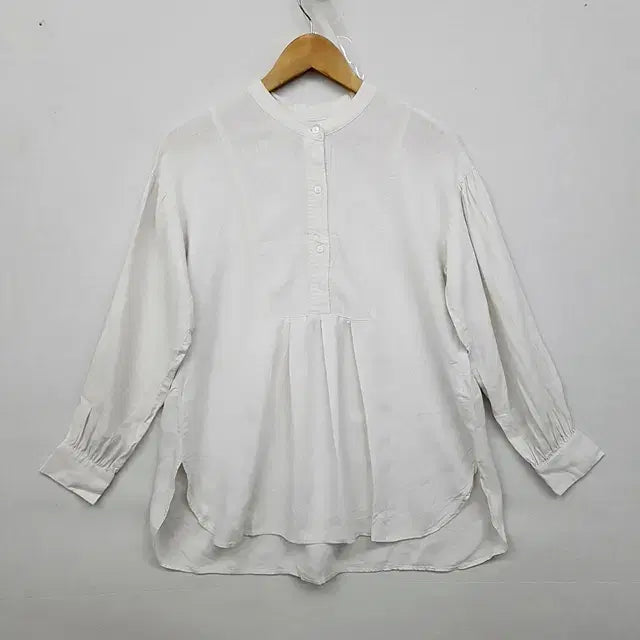 [BUNJANG] Grove Linen Blouse Beige / grove 린넨 블라우스 베이지