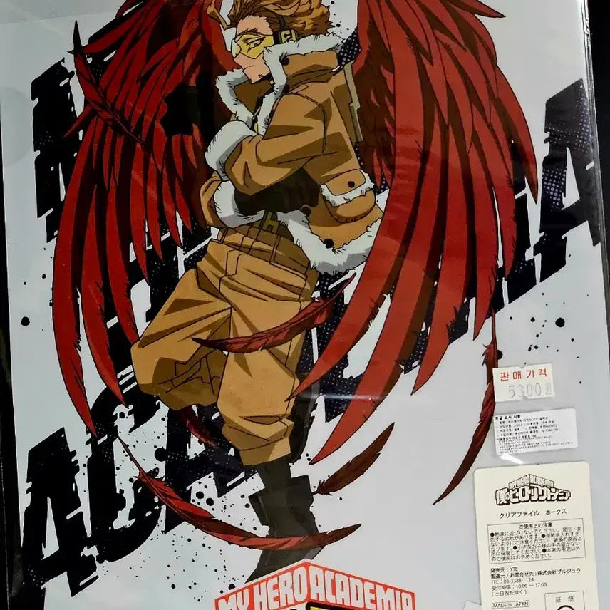 [BUNJANG] My Hero Academia Hawks Clear File / 나의 히어로아카데미아 호크스 클리어파일
