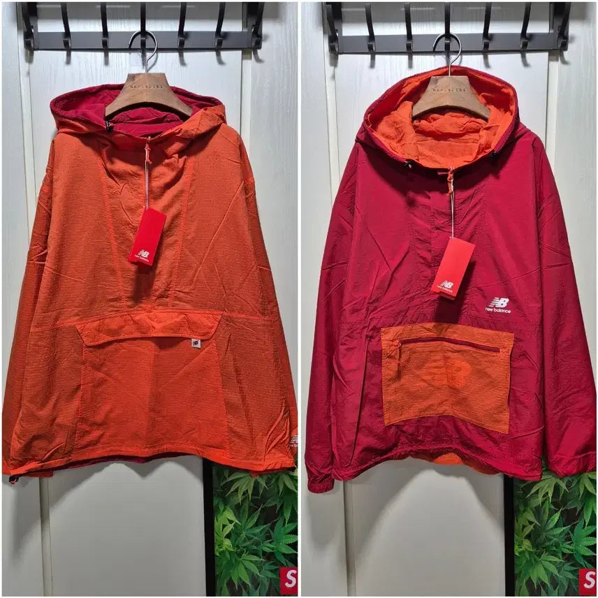 [BUNJANG] New Balance Reversible Anorak Windbreaker / (타임세일)(새상품)양면 뉴발란스 아노락 바람막이