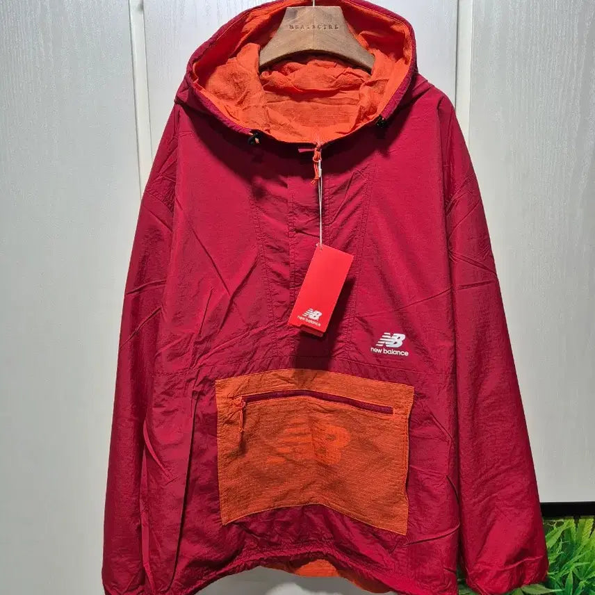 [BUNJANG] New Balance Reversible Anorak Windbreaker / (타임세일)(새상품)양면 뉴발란스 아노락 바람막이
