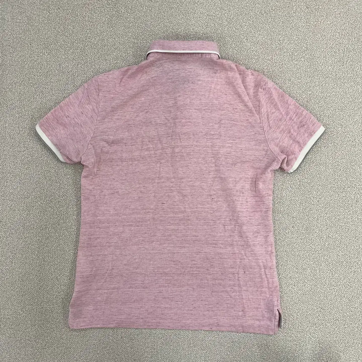 [BUNJANG] Beanpole Linen Short Sleeve Polo Shirt / 100 빈폴 린넨 반팔 카라 티셔츠 0225M1