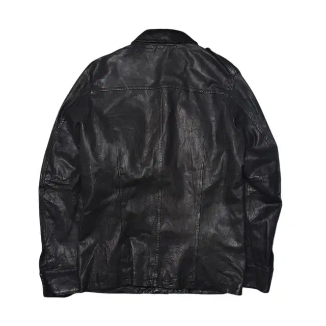 [SOLD OUT] 쉽스 젯블루 러데 셔츠 가죽 자켓 M M0042