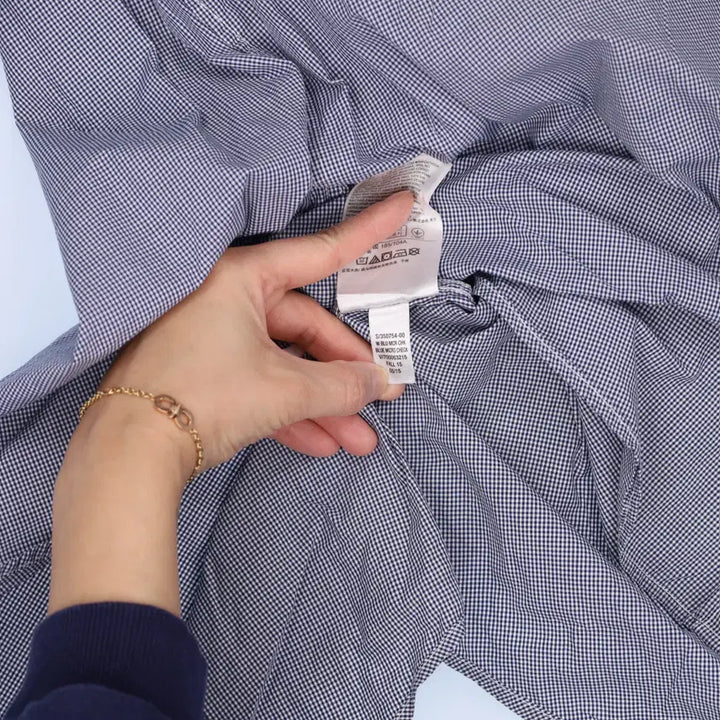 [BUNJANG] L Gap Check Long Sleeve Shirt / L 갭 체크 긴팔 셔츠 0306H1