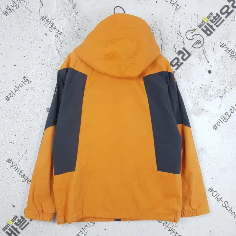 [BUNJANG] K2 Windbreaker Hooded Parka Jacket Vintage Orange / K2 바람막이 후드 야상 자켓 빈티지 오렌지 3800009