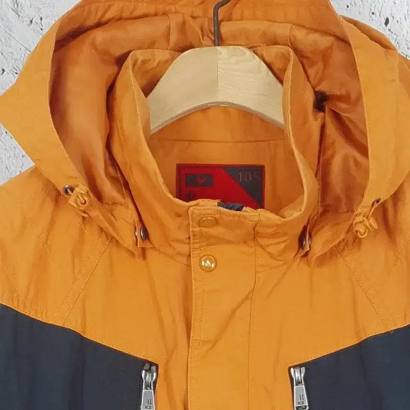 [BUNJANG] K2 Windbreaker Hooded Parka Jacket Vintage Orange / K2 바람막이 후드 야상 자켓 빈티지 오렌지 3800009