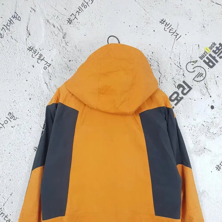 [BUNJANG] K2 Windbreaker Hooded Parka Jacket Vintage Orange / K2 바람막이 후드 야상 자켓 빈티지 오렌지 3800009