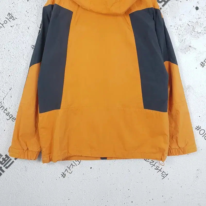 [BUNJANG] K2 Windbreaker Hooded Parka Jacket Vintage Orange / K2 바람막이 후드 야상 자켓 빈티지 오렌지 3800009