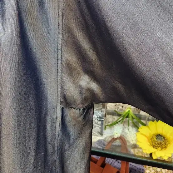 [BUNJANG] ROGA Silk Long Coat (66-88) / ROGA 실크 100% 롱코트 (66 77 88)