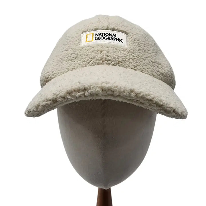 [BUNJANG] National Geographic Fleece Ball Cap / [F] 내셔널지오그래픽 플리스 볼캡