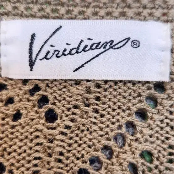 [BUNJANG] VIRIDIAN Linen Blend Knit Top (Size 66) / VIRIDIAN 마 혼방 니트 (66)