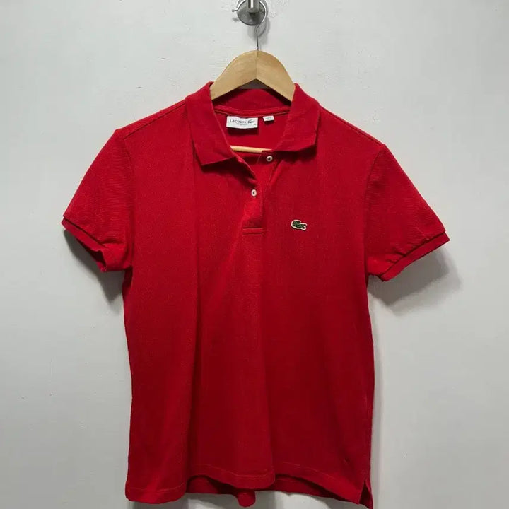 [BUNJANG] Lacoste PK Red Short Sleeve T-shirt / 라코스테 PK 반팔티 레드 M