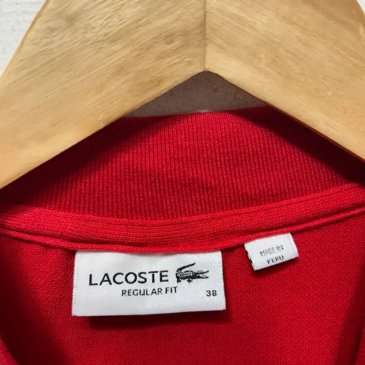 [BUNJANG] Lacoste PK Red Short Sleeve T-shirt / 라코스테 PK 반팔티 레드 M