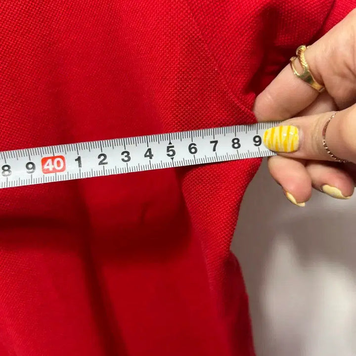 [BUNJANG] Lacoste PK Red Short Sleeve T-shirt / 라코스테 PK 반팔티 레드 M