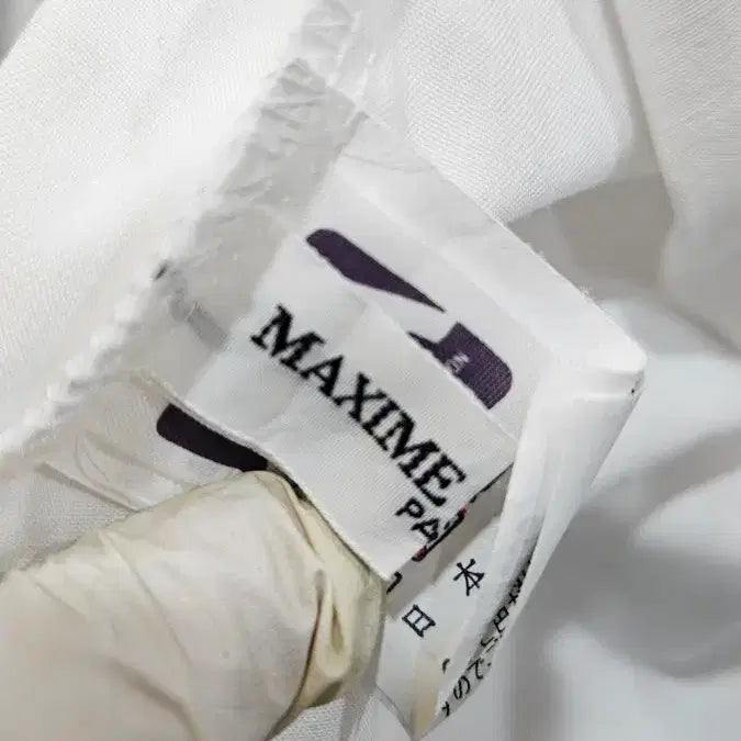 [BUNJANG] Maxime Labeyrie White Lace Apron / 일본제 횐레이스 소매달린 앞치마  srz