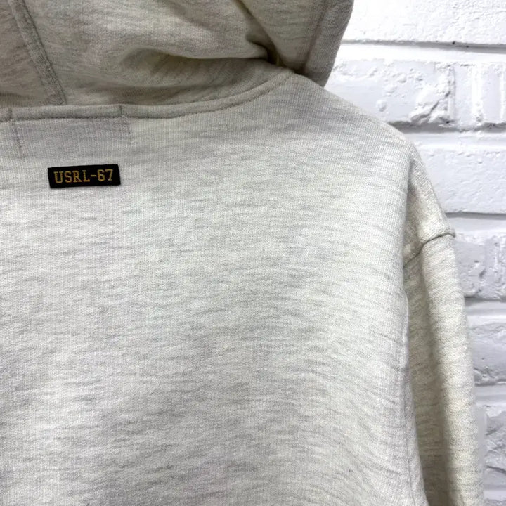[BUNJANG] Polo Sport Melange Gray Crop Hooded Zip-up / 폴로 스포츠 멜란지그레이 크롭 후드집업
