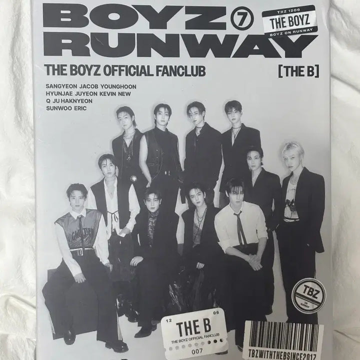 [BUNJANG] The Boyz The B 7th Fanclub Goods / 더보이즈 런웨이 7기 팬클럽 [THE B] 굿즈