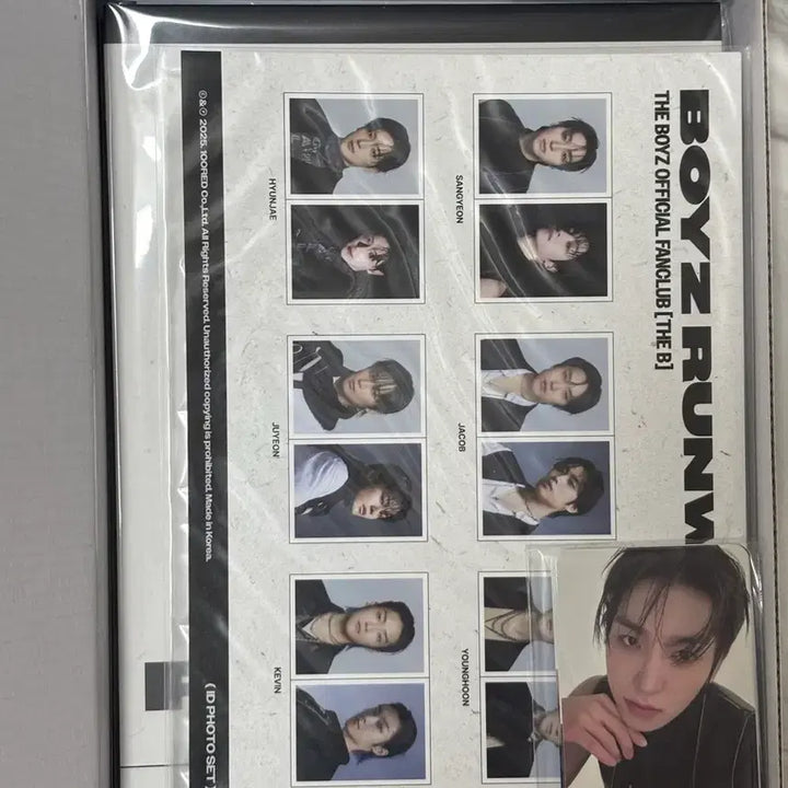 [BUNJANG] The Boyz The B 7th Fanclub Goods / 더보이즈 런웨이 7기 팬클럽 [THE B] 굿즈