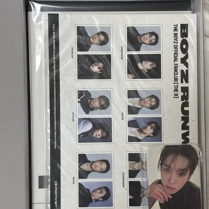 [BUNJANG] The Boyz The B 7th Fanclub Goods / 더보이즈 런웨이 7기 팬클럽 [THE B] 굿즈