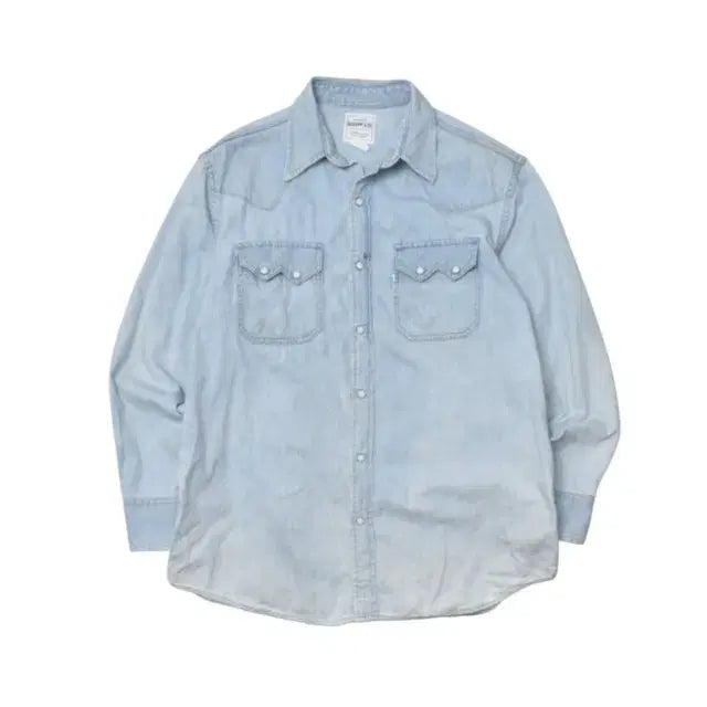[BUNJANG] EDWIN Western Denim Shirt M0060 / 00S 에드윈 웨스턴 데님 셔츠 M0060