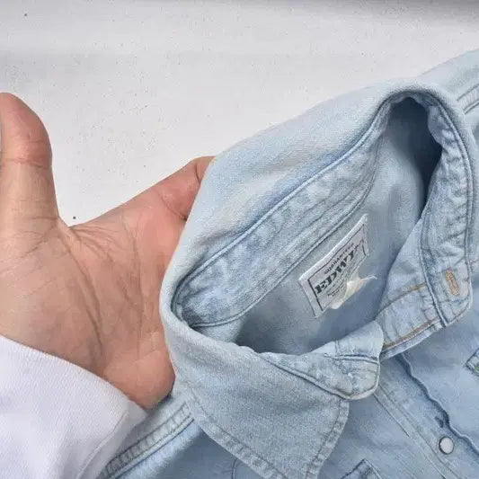 [BUNJANG] EDWIN Western Denim Shirt M0060 / 00S 에드윈 웨스턴 데님 셔츠 M0060