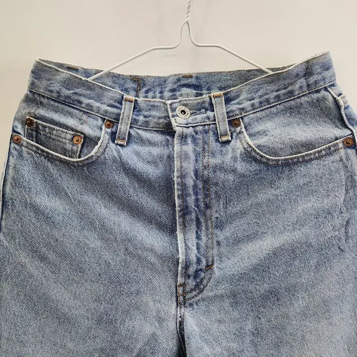 [BUNJANG] BENETTON Vintage Regular Light Wash Denim Pants / BENETTON 베네통 빈티지 레귤러 연청 데님 팬츠 28