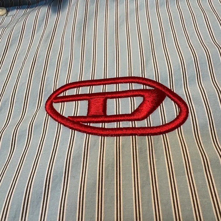 [SOLD OUT] 디젤 d로고 더블 스트라이프 셔츠