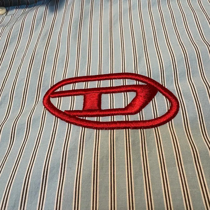 [SOLD OUT] 디젤 d로고 더블 스트라이프 셔츠