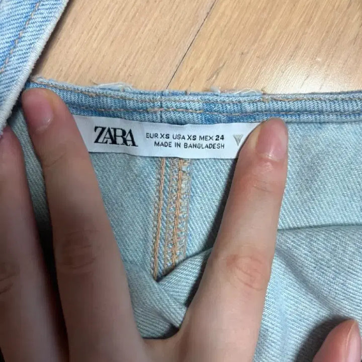 [BUNJANG] ZARA Denim Mini Dress / 자라 청원피스