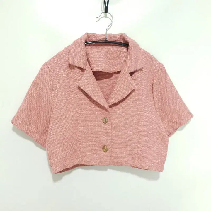 [BUNJANG] Tweed Crop Jacket &amp; Skirt Set / 트위드 크롭 자켓 &amp; 스커트 세트 F_i5392