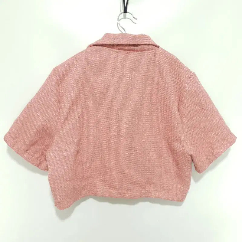 [BUNJANG] Tweed Crop Jacket &amp; Skirt Set / 트위드 크롭 자켓 &amp; 스커트 세트 F_i5392