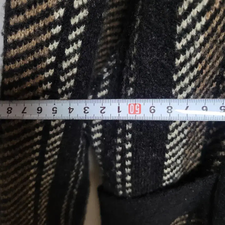 [BUNJANG] LAPLUMF Black Pattern Long Cardigan / 큭이하고 독특한 코트식 LAPLUMF 블랙 패턴 롱 가디건