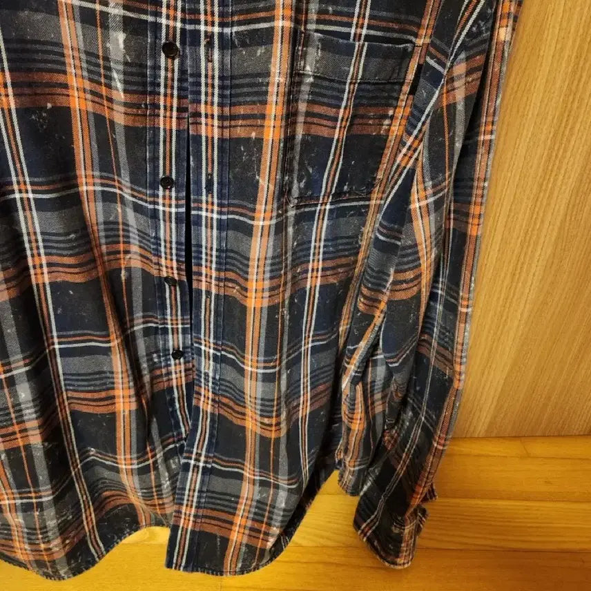 [BUNJANG] Juun.J Island Shirt Orange 52 / 준지 아일랜드 셔츠 오렌지 52