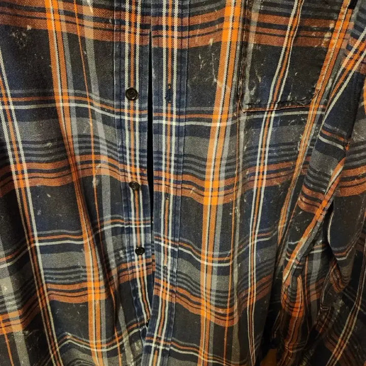 [BUNJANG] Juun.J Island Shirt Orange 52 / 준지 아일랜드 셔츠 오렌지 52