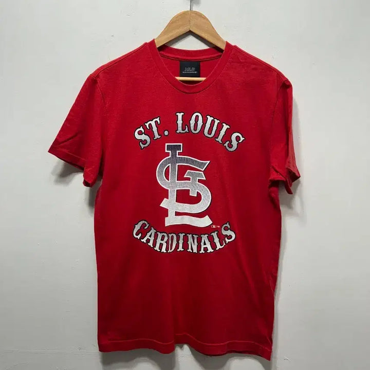 [BUNJANG] MLB St. Louis Cardinals Red T-shirt (Size 100) / MLB 세인트루이스 카디널스 빨간색 티셔츠 100사이즈