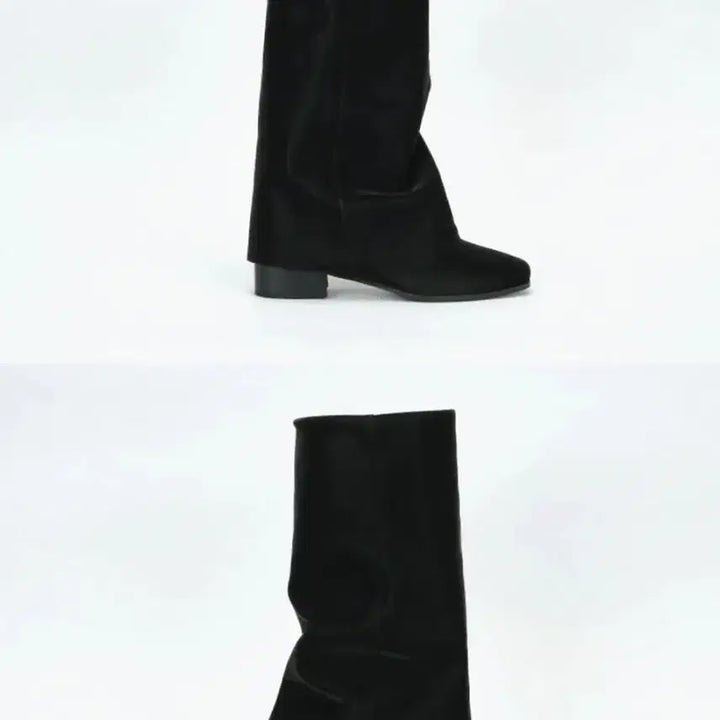 [BUNJANG] 328 Rinkle Leather Boots 245 / 쓰리투에이티 링클 레더 부츠 블랙 245