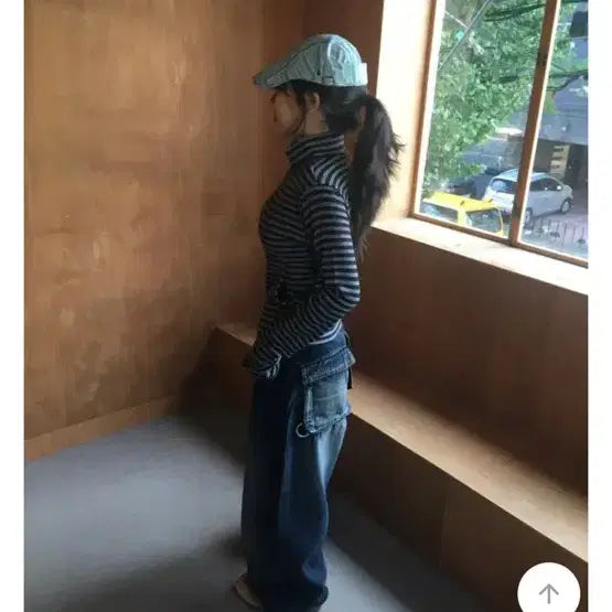 [BUNJANG] Denim Wide Leg Pants / 데님 와이드 팬츠