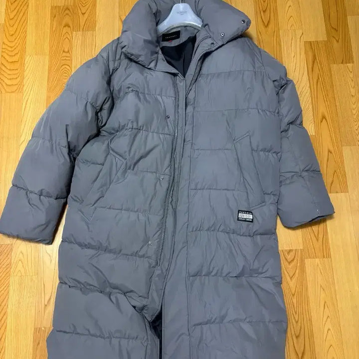 [BUNJANG] Gray Long Padded Jacket / 회색 롱패딩