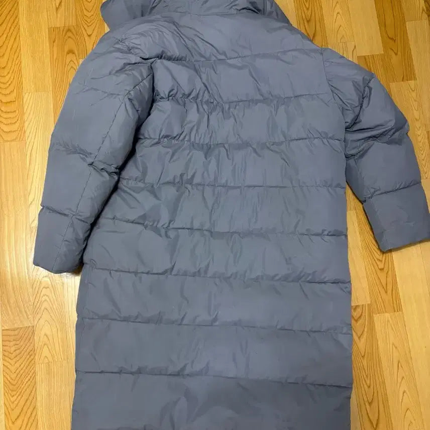 [BUNJANG] Gray Long Padded Jacket / 회색 롱패딩