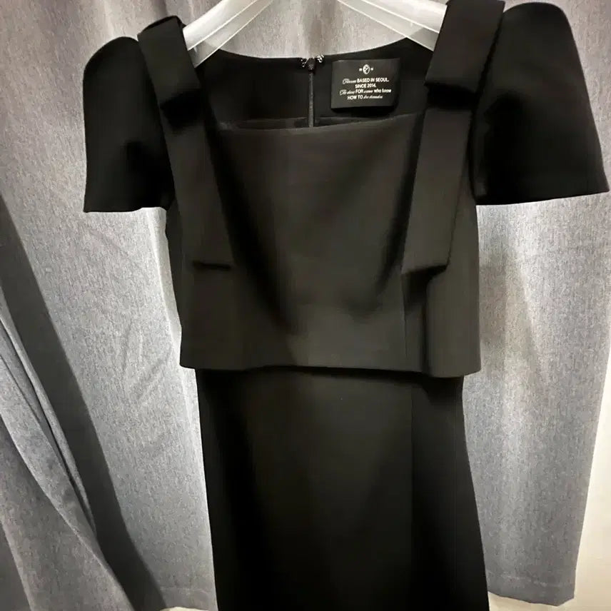 [BUNJANG] Flohm Black Mini Cupcake Dress (Size S) / 플로움 블랙 미니 컵케이크 드레스 s사이즈
