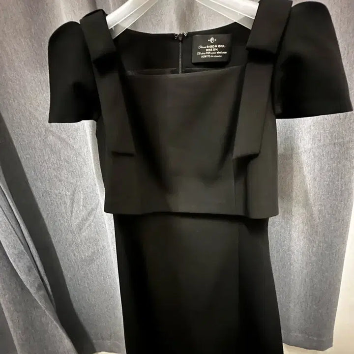 [BUNJANG] Flohm Black Mini Cupcake Dress (Size S) / 플로움 블랙 미니 컵케이크 드레스 s사이즈