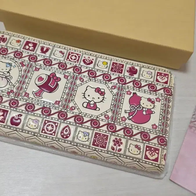 [BUNJANG] Asakusa Bunko Hello Kitty Leather Wallet / 아사쿠사문고 고급 소가죽 헬로키티의 행운보물 지갑