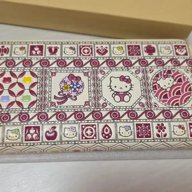 [BUNJANG] Asakusa Bunko Hello Kitty Leather Wallet / 아사쿠사문고 고급 소가죽 헬로키티의 행운보물 지갑