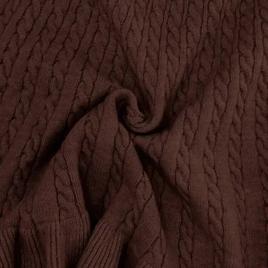 [BUNJANG] Brown Flare Skirt / 브라운 플레어 스커트